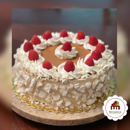 Raspberry Meringue Cake